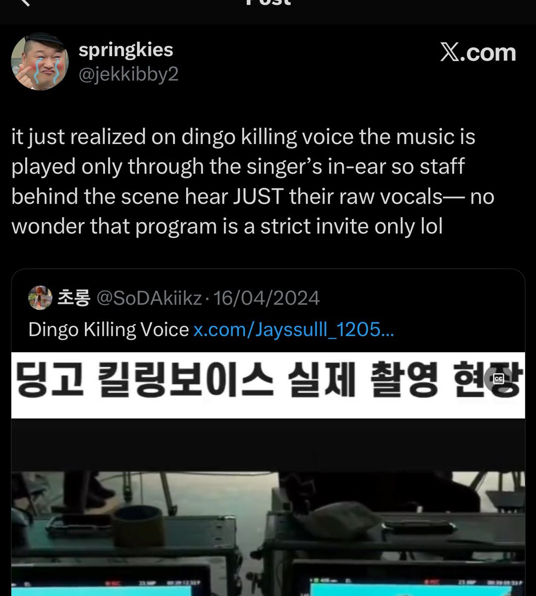mjiohnim_'s tweet image. Not my fandom problem but fun fact: If u are invited here, that means u can sing live well btw…and all of them “K-POP” idols why need to feel embarassed come to local show ?!?LIKE HSSHSHS????!!???

K=KOREAN