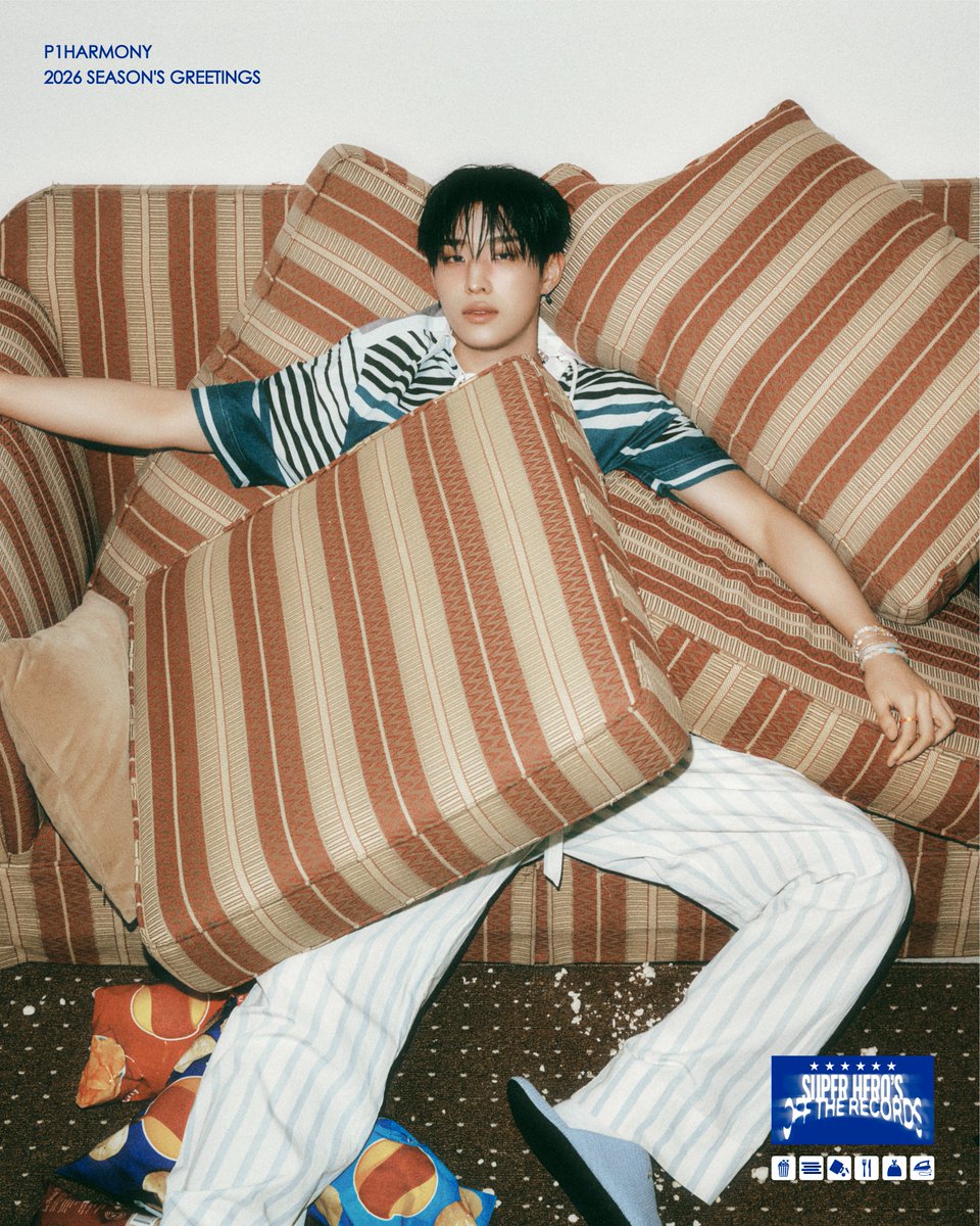P1H_official's tweet image. P1Harmony 2026 season’s greetings 
SUPER HERO’S OFF THE RECORDS

OFF THE RECORDS
✮ instagram.com/reel/DRd_Z6Uia…

#P1Harmony #피원하모니 #P1H #2026SEASONSGREETINGS 
#SUPER_HERO #OFF_THE_RECORDS