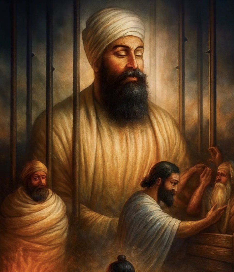 pedalsingh's tweet image. Today it’s 350 years since the Shaheedi (Martyrdom) of Guru Tegh Bahadur Ji. The 9th Guru 🙏🏾

He chose sacrifice over silence, 
For the rights of others. 
A Supreme soul like no other 
🙏✨
#GuruTeghBahadur #HindDiChadar