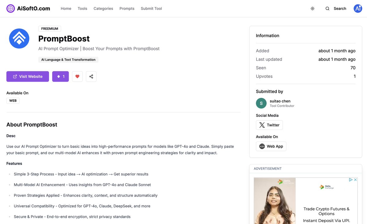 👀 Working on an AI tool? Show it off!

Comment your project link. We’ll explore and give feedback.

And if you're ready for a proper launch:
🚀 aisofto.com

#AI #startupcommunity #IndieDev #developer #artificial_intelligence