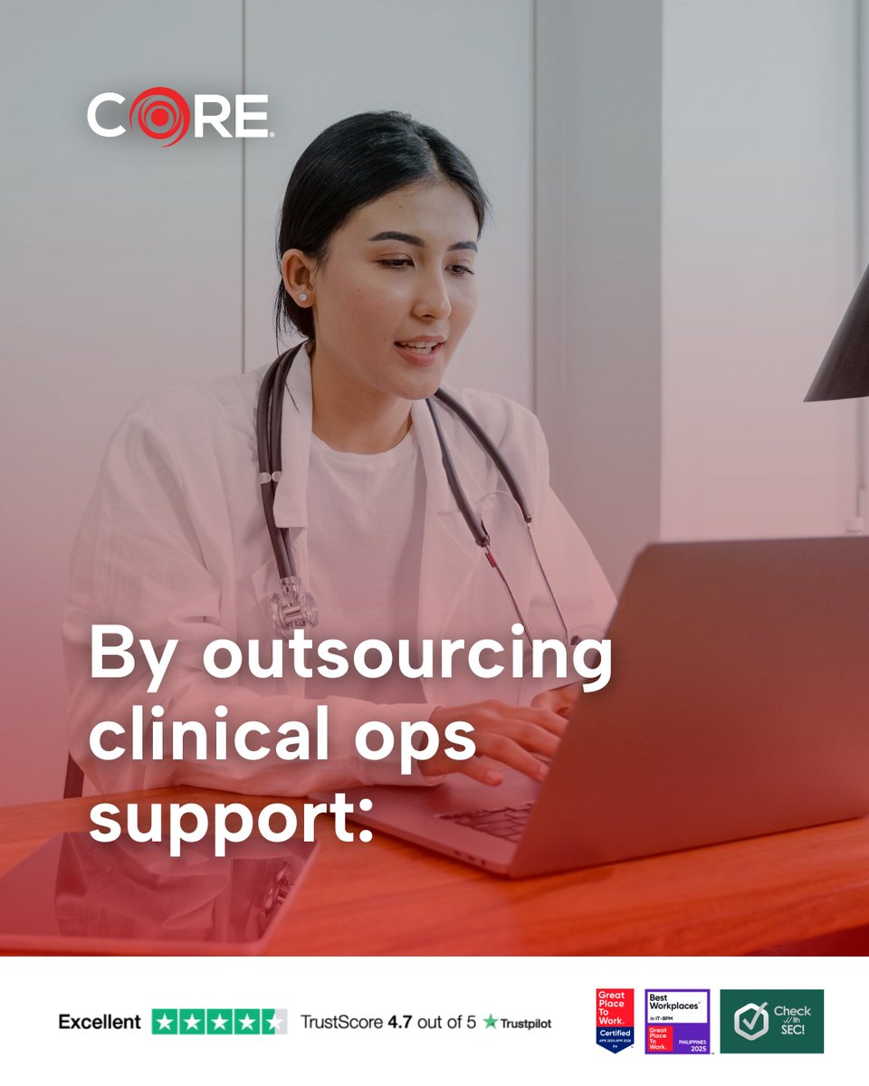 onecoredevit's tweet image. Clinical trials move faster when ops teams aren’t buried in admin work.

Offshore clinical support creates room for scale, speed, and accuracy, without compromising oversight.

Full Story: onecoredevit.com/news-and-insig…

#OneCoreDevIT #CORESolutions