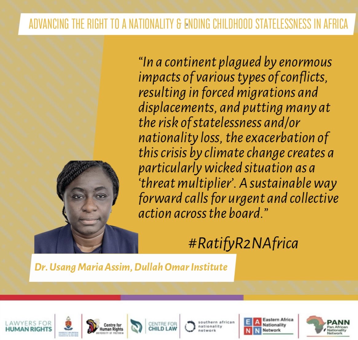 NetworkSouthern's tweet image. Climate change is deepening the risks of #displacement and #statelessness across Africa. This is why we must respond with urgency and solidarity.

Join us for our #RatifyR2NAfrica campaign launch on 26 Nov in Maseru, Lesotho! ✊🏽🌍
@LHR_SA