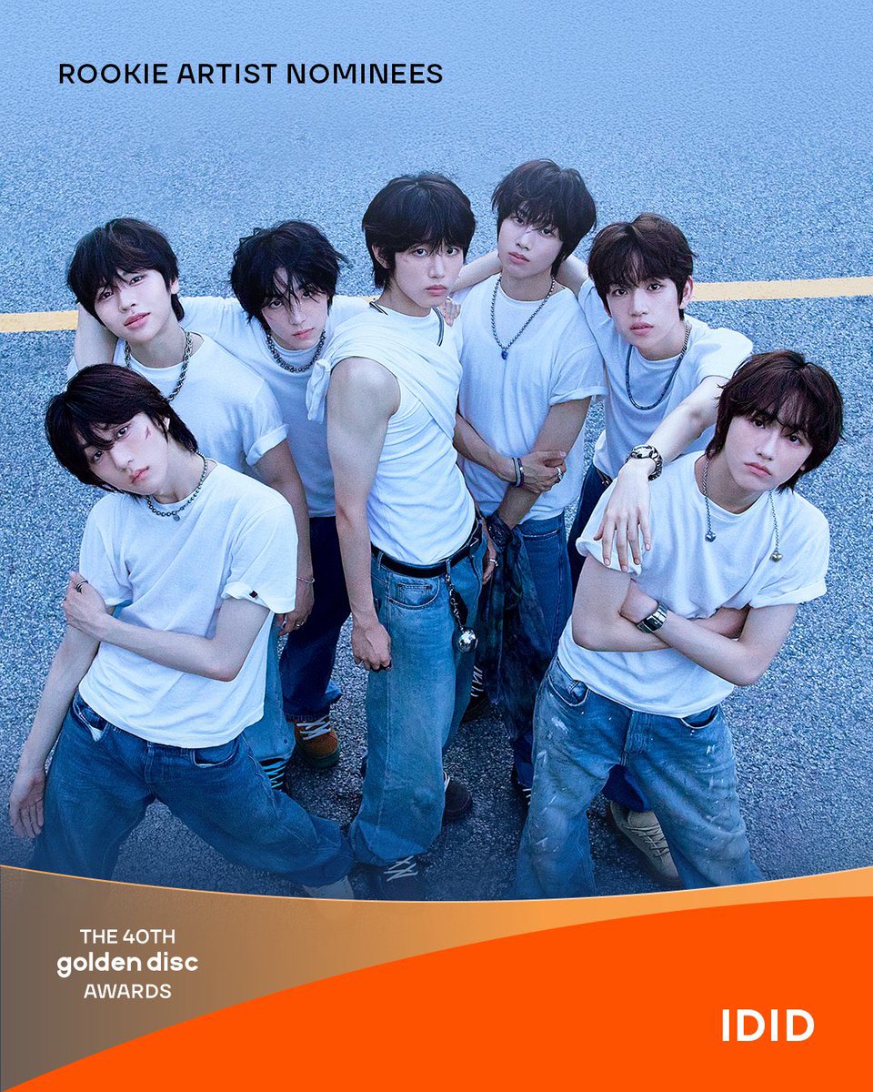 IDIDpopbase's tweet image. IDID are nominated for the ‘Rookie Artist’ award at 2025 Golden Disc Awards!