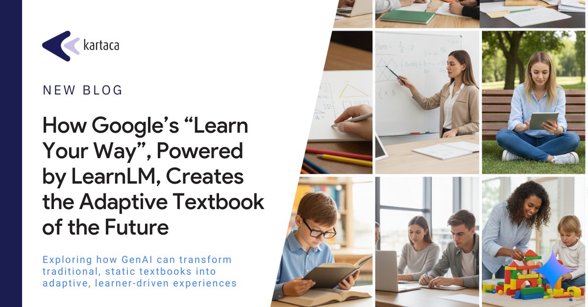 KartacaOfficial's tweet image. #AI is finally giving #education what it needs. Google&apos;s #LearnYourWay (powered by #LearnLM) dynamically adjusts content—from quizzes to audio lessons—to the student&apos;s pace and interests. Less reading, more learning! 👉 kartaca.com/en/how-googles…

#kartaca