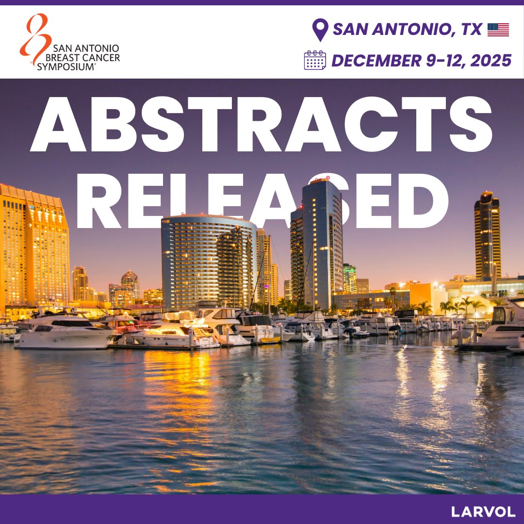 Larvol's tweet image. @SABCSSanAntonio 2025 abstracts are out!

Explore more insights and data from #SABCS25: t.ly/S9em7

#LARVOL #SABCS2025​ #Oncology #CancerResearch #CancerData #OncologyInsights #BreastCancer #BCSM | @drsarahsam | @hoperugo | @DrSGraff | @stolaney1 | @matteolambe |…