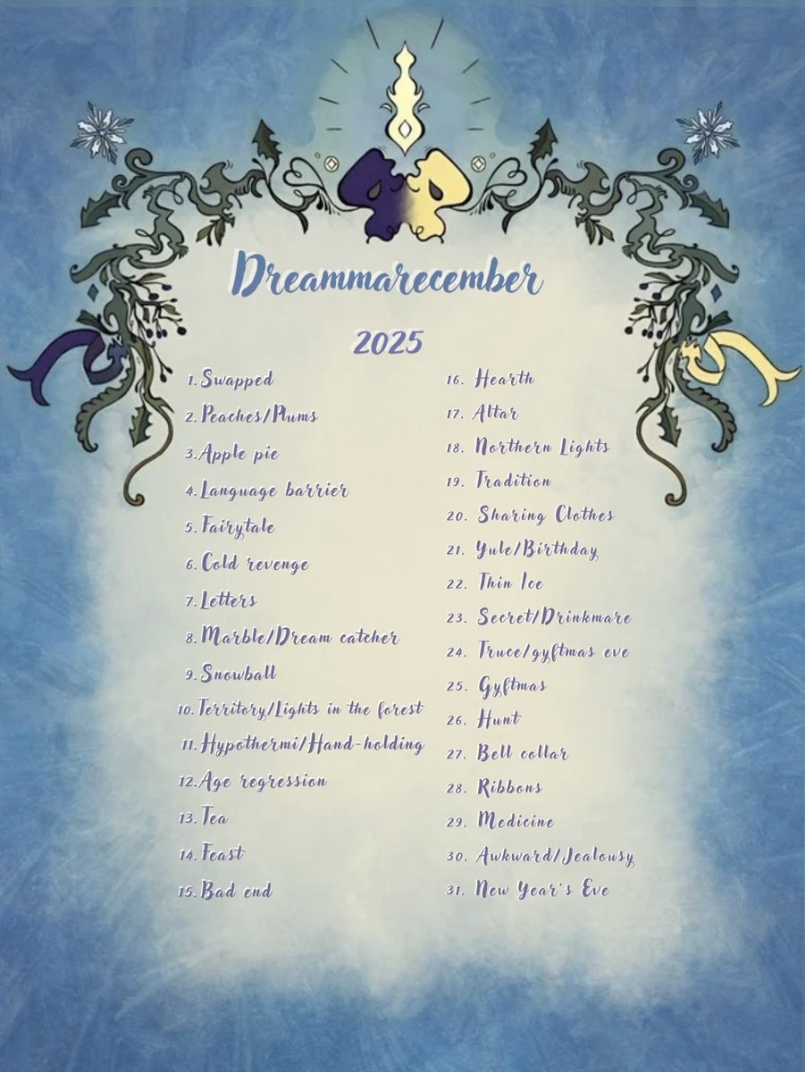 Dreammarecember tweet media