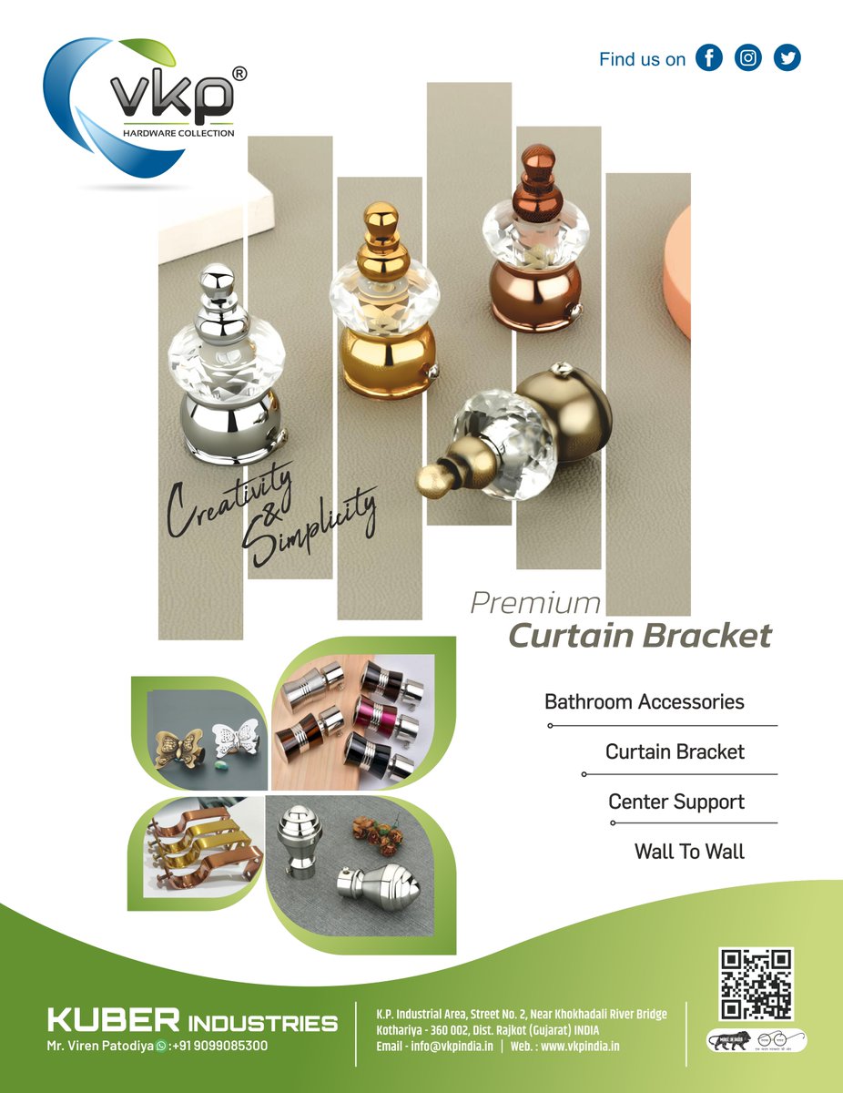 clue_hardware's tweet image. Explore Our Wide Range Online : l.sanitaryclue.in/msUCTL

VKP Hardware Collection / Kuber Industries
📷 Contact Us Today!

Mobile (for inquiries): +91 9099085300
Head Office: Rajkot, Gujarat (All-India enquiries)

#DealerOpportunity #DistributorWanted #ChannelPartner #Hardware