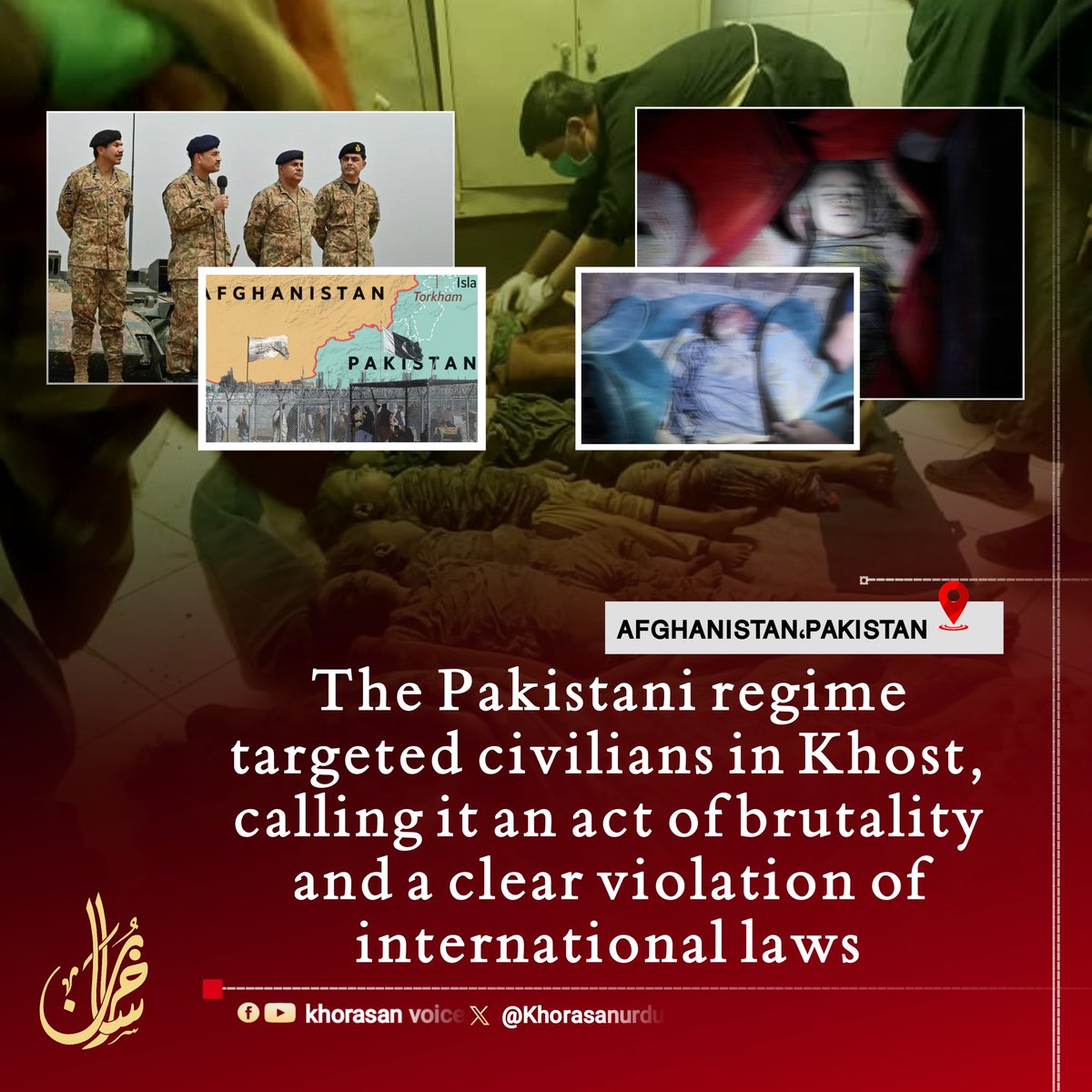 KhurasanEng0's tweet image. BREAKING NEWS 🚨 
The Pakistani military regime has once again committed treachery and violated the ceasefire with Afghanistan.

During the negotiations in Qatar and Turkey, a ceasefire agreement had been reached between the Pakistani military regime and Afghanistan, but the…