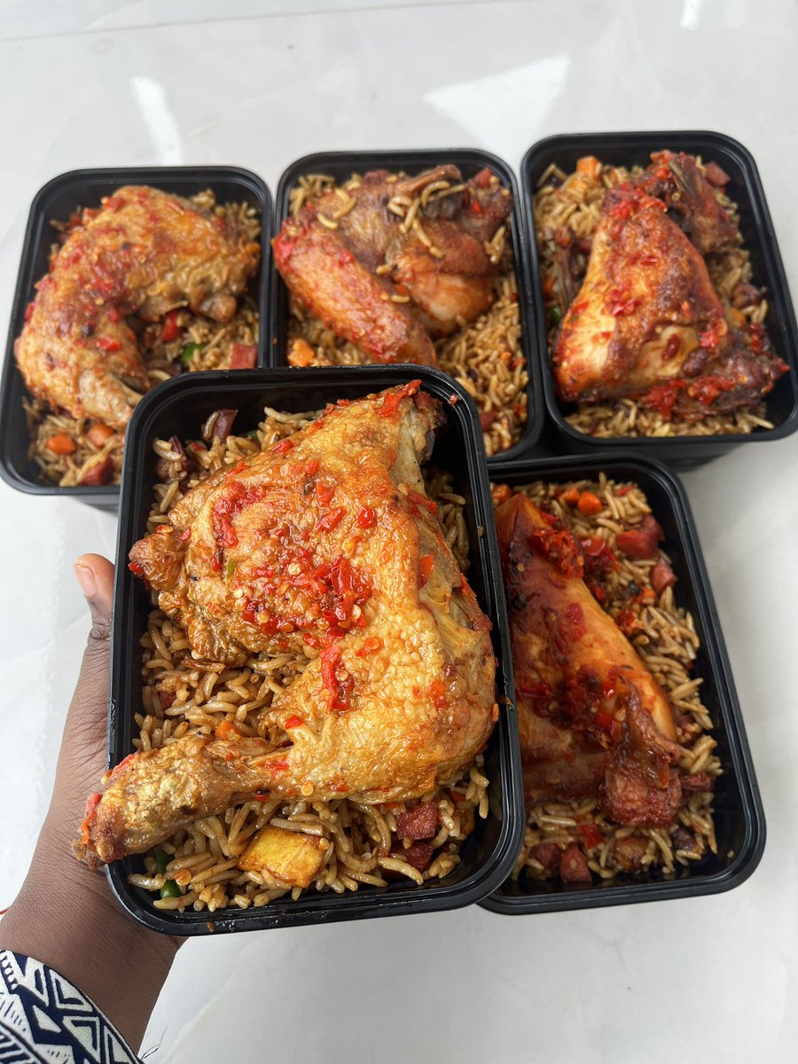ornamentisback's tweet image. Good morning.

Please, I need to sell 6 plates of jambalaya rice for lunch today.

Price: #6000 per plate 

6 plates: #36,000

Location: ILORIN

Kindly retweet 🙏