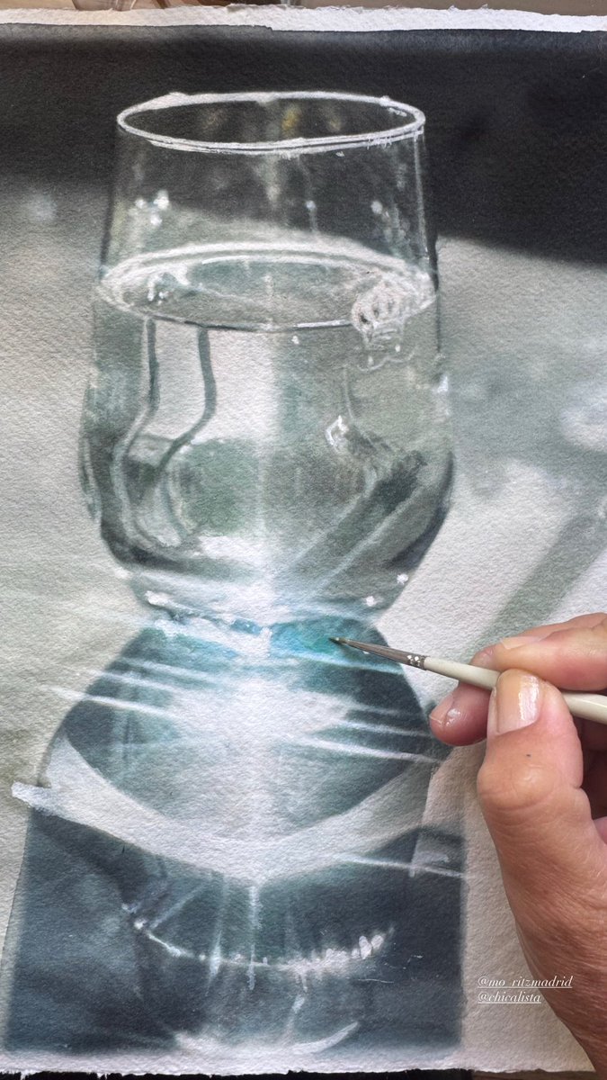 ElGabineteDeLas's tweet image. Me está gustando mucho pintar los reflejos de la luz… seguiré investigando y trabajando por ahí…