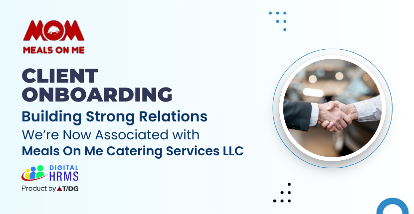 DigitalHRMS's tweet image. We are excited to announce that Meals On Me Catering Services LLC is now associated with Digital HRMS! A leader in healthy meal delivery and catering across the UAE. Visit digitalhrms.com 

#ClientOnboarding #DigitalHRMS #Catering #FoodDelivery #MealsOnMeCateringServices