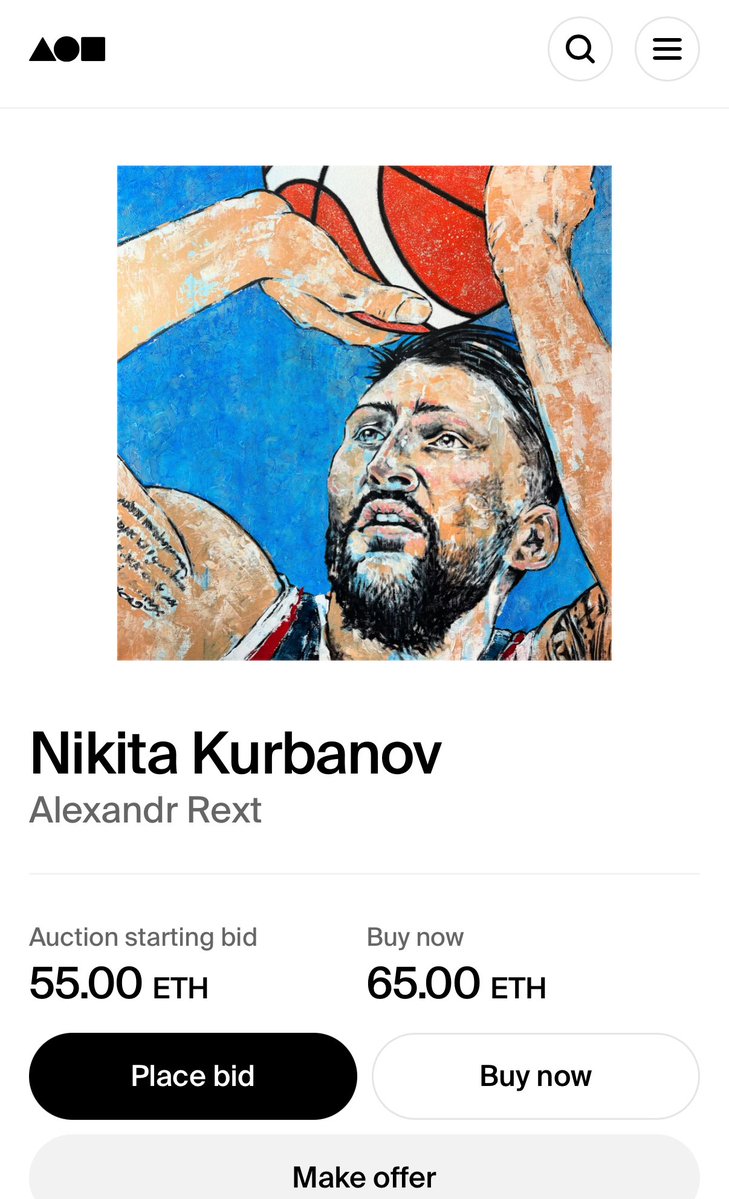 Nikita  Kurbanov
led the 2004 FIBA Europe Under-18 Championship in scoring and he was named to the competition's All-Tournament First Team.

foundation.app/mint/eth/0x239…

<a href="/foundation/">Foundation 🌐</a> #NFTSport #nft