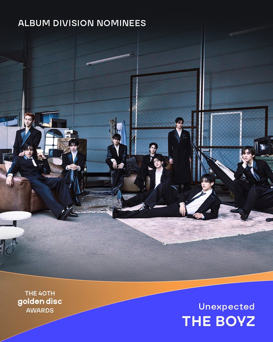 AboutBoyzYt's tweet image. THE BOYZ is nominated for The 40th #GoldenDiscAwards Best Album. 

#THEBOYZ #더보이즈