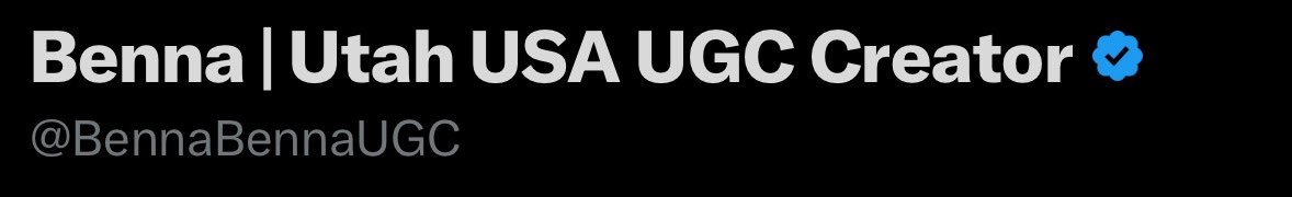BennaBennaUGC's tweet image. Guess who has subscribed to the blue check?! 🤭

An *easy* business expense to put on for end of year. 

#ugccommunity