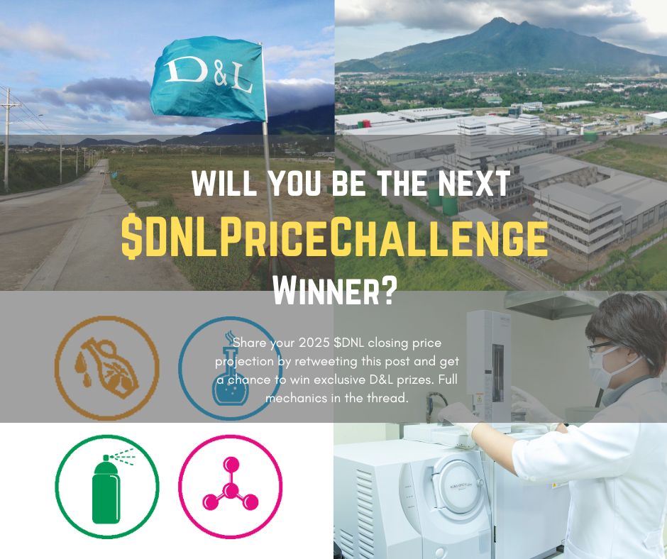 The $DNL EoY Share Price Challenge is ON!
Share your year-end $DNL price projection via retweet and you could win exciting prizes!
See thread for mechanics.
$DNL #DNLPrice2025