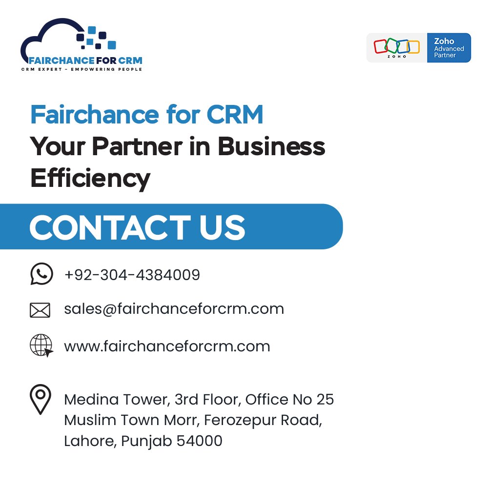 fairchance4crm's tweet image. Achieve more without added complexity! 🚀

Zoho’s integrated apps help you work smarter, scale faster, and gain AI-powered insights all backed by global support &amp;amp; transparent pricing. 

#Zoho #ZohoPartner #BusinessGrowth #DigitalTransformation #CRMSoftware