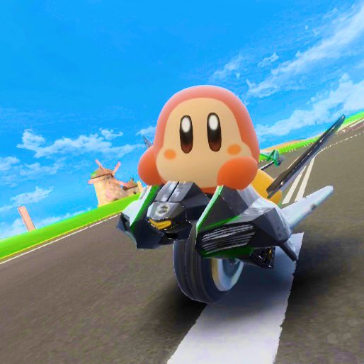 H2に乗るワドルディちゃん
#カービィのエアライダー