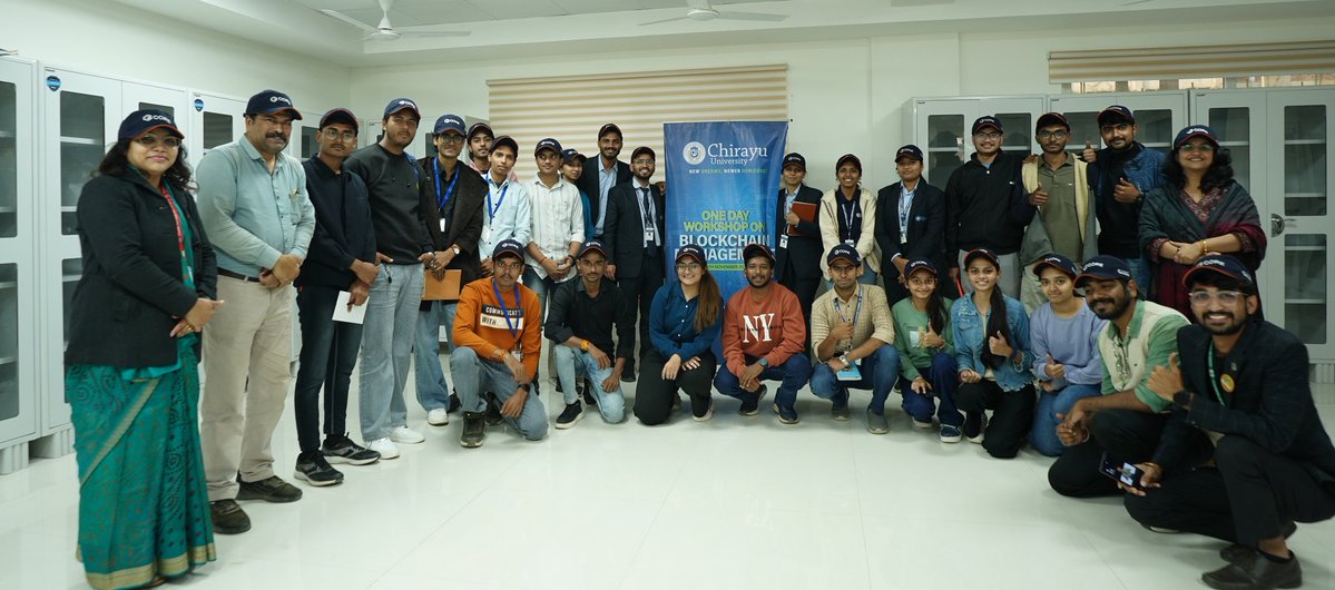 corechain_devs's tweet image. Onboarding Next Wave of Web3 Builders  🚀

The Core Connect Campus Edition Workshop at Chirayu University, India introduced students to Web3 and blockchain fundamentals, and guided them on how to build dApps on @Coredao_Org 🏗️🔶