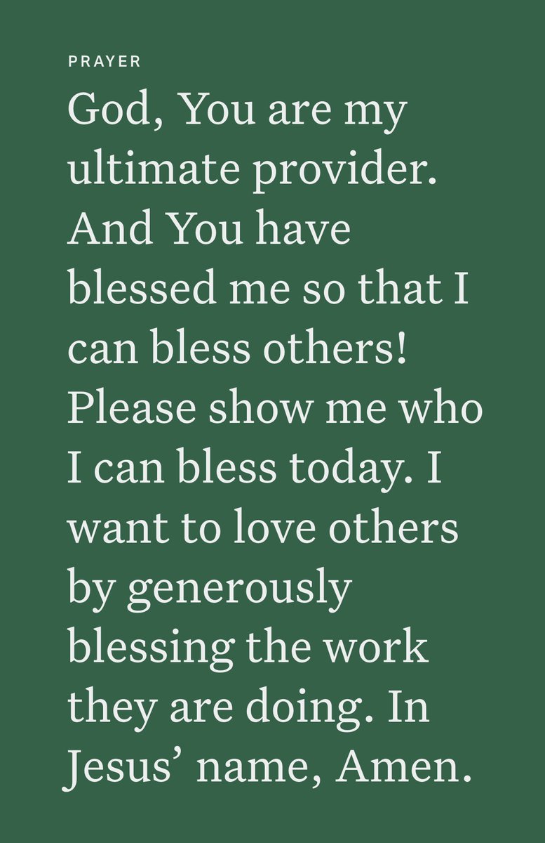 wvcasumbal's tweet image. Luke 6:38
[38] Give and gifts will be given to you; a good measure, packed together, shaken down, and overflowing, will be poured into your lap. For the measure with which you measure will in return be measured out to you.”  

#YouVersion
#PrayerForToday
#BlessedAndGrateful