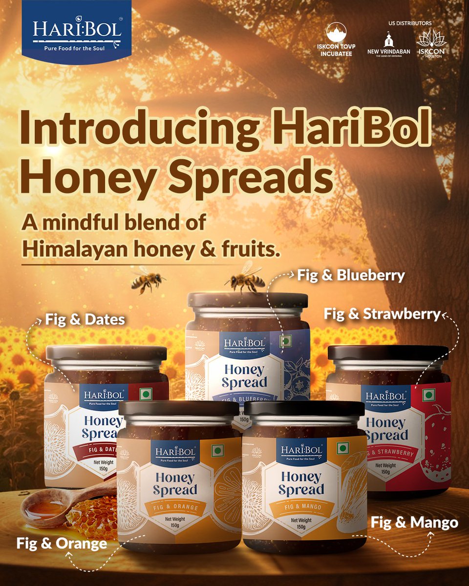 Sweetness should nourish - not weigh you down. 🍯 

HariBol Honey Spreads are crafted from 50% pure Himalayan wildflower honey, blended with real fruit, creating a wholesome sweetness that supports digestion, energy, and everyday wellness. ✨