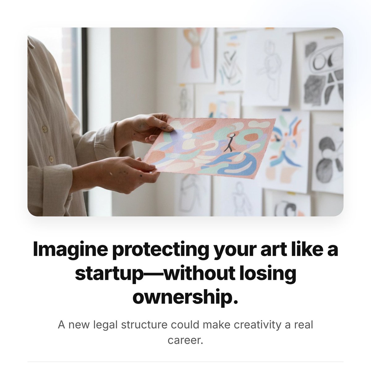 Creators shouldn’t have to choose between passion and stability. Imagine sharing ownership in your art: without selling out. That’s the future Kickstarter’s co-founder is fighting for. Want in? Catch more discoveries (and sponsor yours) on CoolBacker.