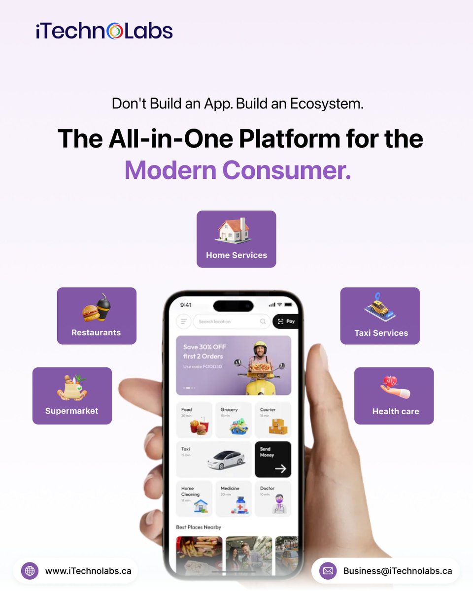 itechnolabsca's tweet image. Don’t build an app. Build an ecosystem.
In 2025, users want everything in one place - convenience, speed, connection.

At iTechnolabs, we build scalable all-in-one platforms for any industry.

🌐 itechnolabs.ca 

#superapp #appdevelopment