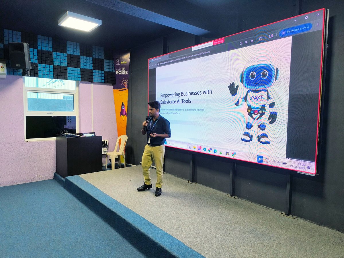 aintiram_in's tweet image. Our monthly #KnowledgeKonnect wrapped up with thoughtful insights from #Development, #QA, #UIUX, &amp;amp; #Operations

Grateful to our speakers and team for keeping our learning culture strong.

Here’s a quick glimpse!

#AintiramWebTech #Salesforce #AWT #ContinuousLearning #TeamLearning