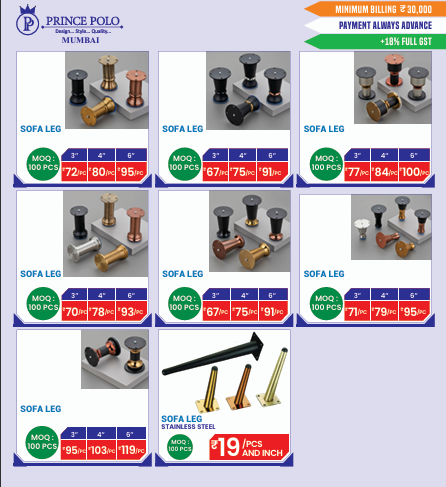 clue_hardware's tweet image. Explore Our Wide Range Online : l.sanitaryclue.in/gsTeUR

Headline: Elegance Meets Stability: Upgrade Your Furniture with PRINCE POLO Sofa Legs!

📞 Call: +98200 57658, +98009 65009
📍 Location: Mumbai, India

#️⃣ Hashtags: #PrincePolo #SofaLegs #FurnitureHardware #FurnitureDesign