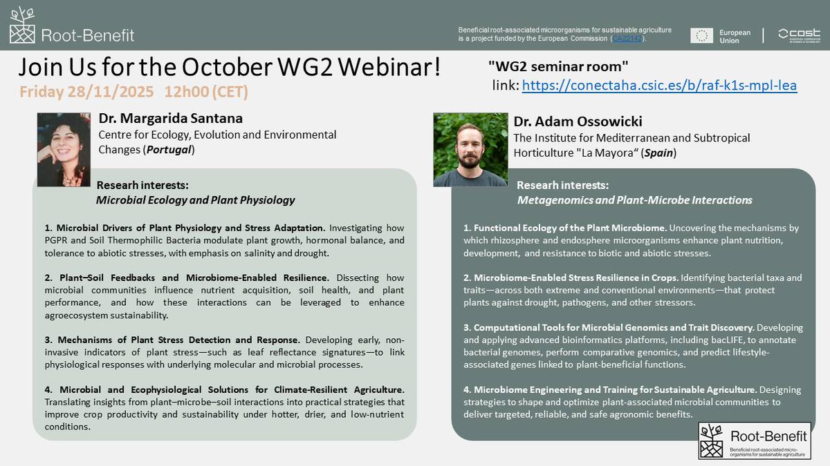 Root-Benefit COST ACTION tweet media