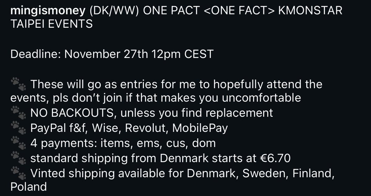 woobinsfate's tweet image. ONE PACT KMONSTAR TAIPEI EVENTS GO 

I’m going to Taipei, so hoping to get to attend these events 🤞🏼 any claims and shares are deeply appreciated 💗💗

You can claim through here or over on my insta where I have previous proof &amp;gt; instagram.com/p/DReDCIXjKuR/…

#onepact