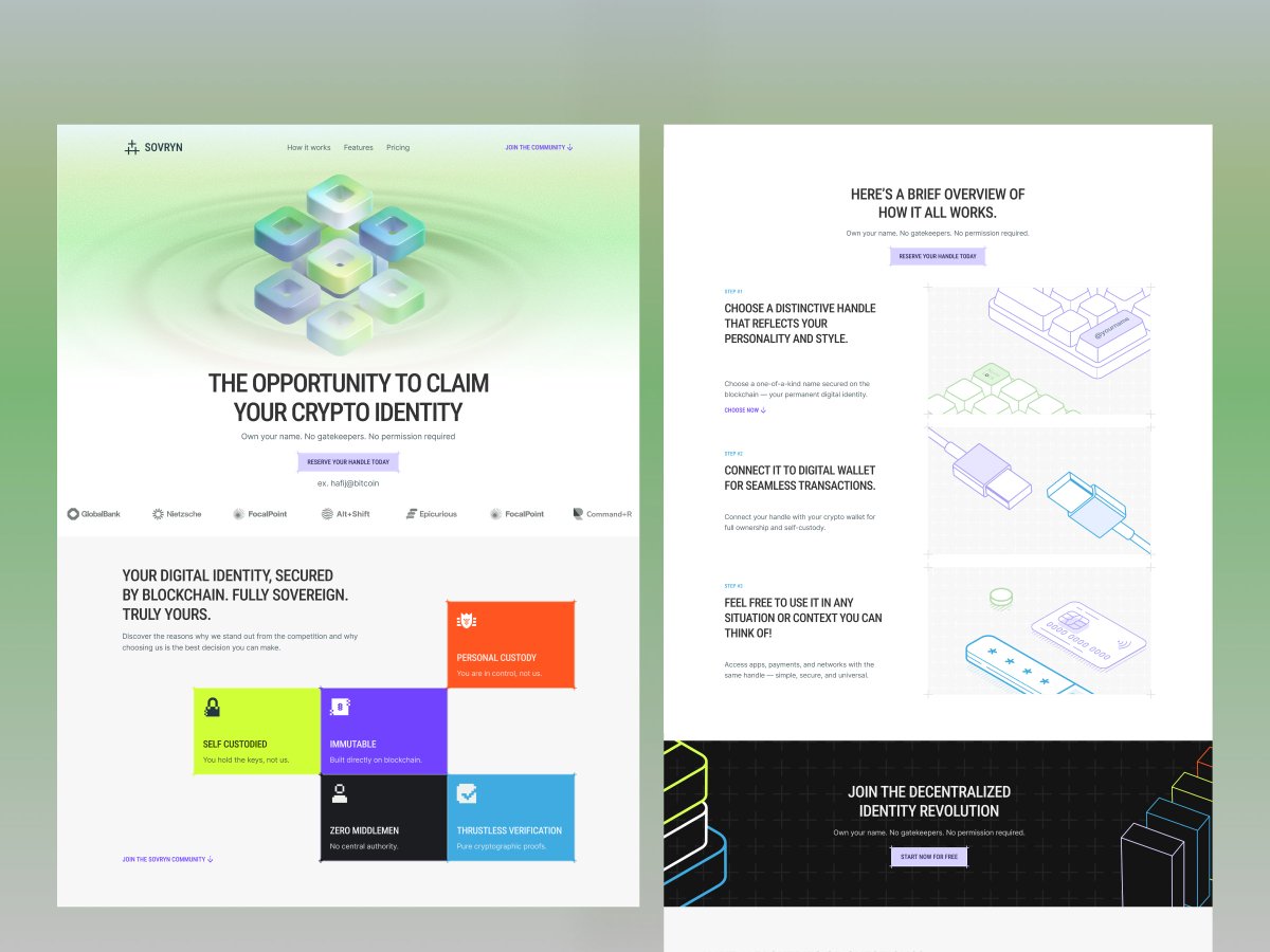 design_monks's tweet image. Crypto landing page design