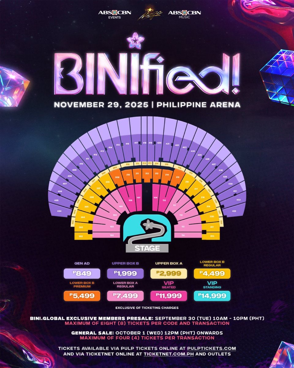 oskiiktftf's tweet image. WTS
 BINIFIED CONCERT 

selling Tickets
3x VIP
2x Lower Box

📩DM If interested
#BINI #BINIFIED #BINIfiedPHArena