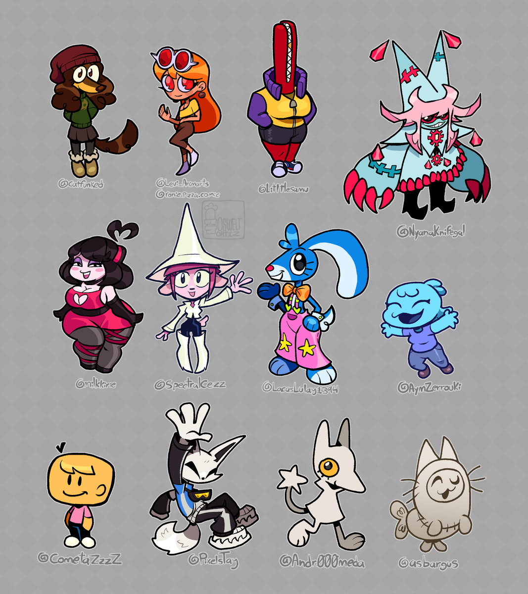 OsweltOrtiz's tweet image. THE FIRST BATCH OF OCS IS DONE!
Reply with your cool ocs so i can draw them for the next batch!
NO MINORS
You can reply with more than one, also with sonas, avatars and different versions of the same character