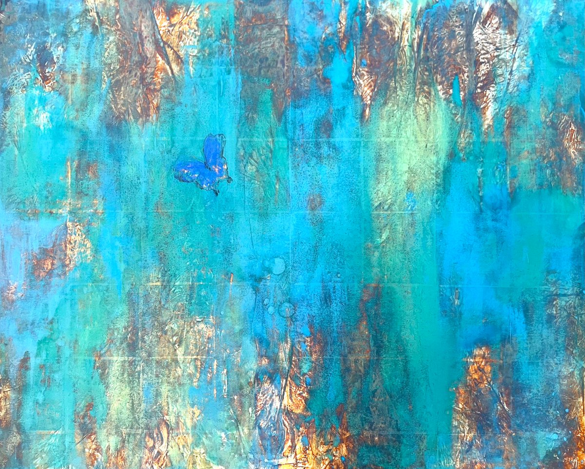 大竹寛子「In the Garden -Ulysses- Vol.1」80×100cm 日本画の伝統的