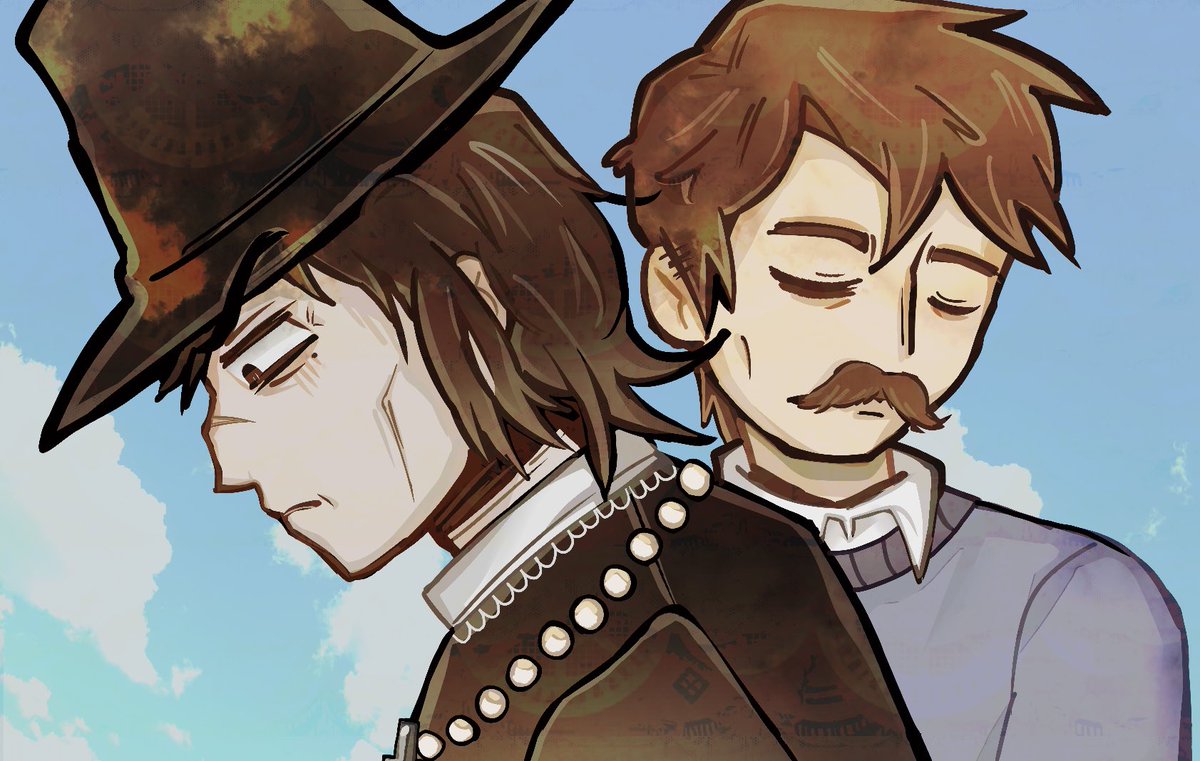 marcidrabbit's tweet photo. i rewatched brokeback mountain.. hmmm #hauntedhotel #nathanfreeling #priest #hauntedhotelfanart https://t.co/XffTG9z2JJ