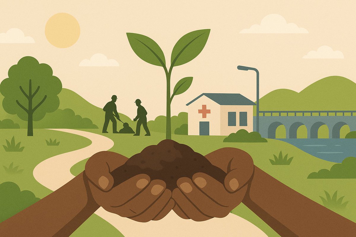 prabhatmisra's tweet image. 📷 Great image of great leaders on a great mission for a great future of our great nation, India. 💐

🌱 #MPLADS is a powerful tool for grassroots development — turning local needs into real community assets.

👣 MPLADS is a quiet revolution of hope, where every brick laid, every…