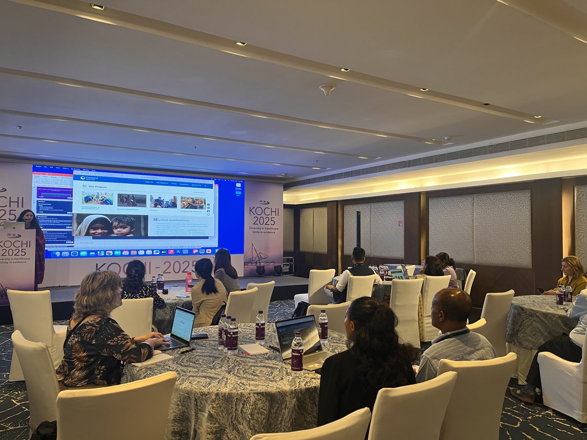 SAsia_Campbell's tweet image. That’s a wrap at #JBIColloquium2025!
Workshops on EGMs, theory-based reviews &amp;amp; inclusive science communication + powerful presentations on evidence for policy &amp;amp; the social fabric of healthcare.

Inspired for what’s next! 🙌

#JBIKochi #EvidenceToAction #evidencesynthesis