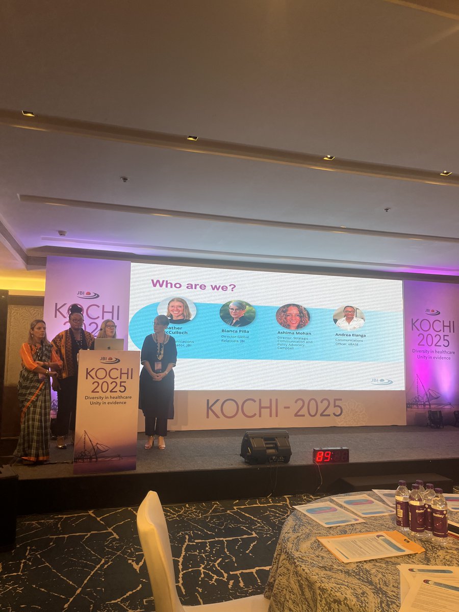 SAsia_Campbell's tweet image. That’s a wrap at #JBIColloquium2025!
Workshops on EGMs, theory-based reviews &amp;amp; inclusive science communication + powerful presentations on evidence for policy &amp;amp; the social fabric of healthcare.

Inspired for what’s next! 🙌

#JBIKochi #EvidenceToAction #evidencesynthesis