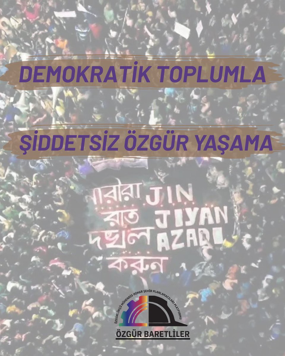 Eşitsizliğin ve tahakkümün normalleştirildiği her yapı, şiddetin yeniden üretilmesine zemin hazırlar.
Bu yüzden dönüşüm; hem toplumda hem de erkeklik anlayışında yeni bir yaşam kültürü yaratmakla başlar.
Jin – Jiyan – Azadî
#25Kasım #KadınaYönelikŞiddeteHayır #JinJiyanAzadî