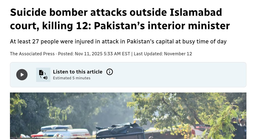 BasSunlo's tweet photo. A suicide bomber in Pakistan killed 12 potential future suicide bombers. https://t.co/aGnT8in9Ps