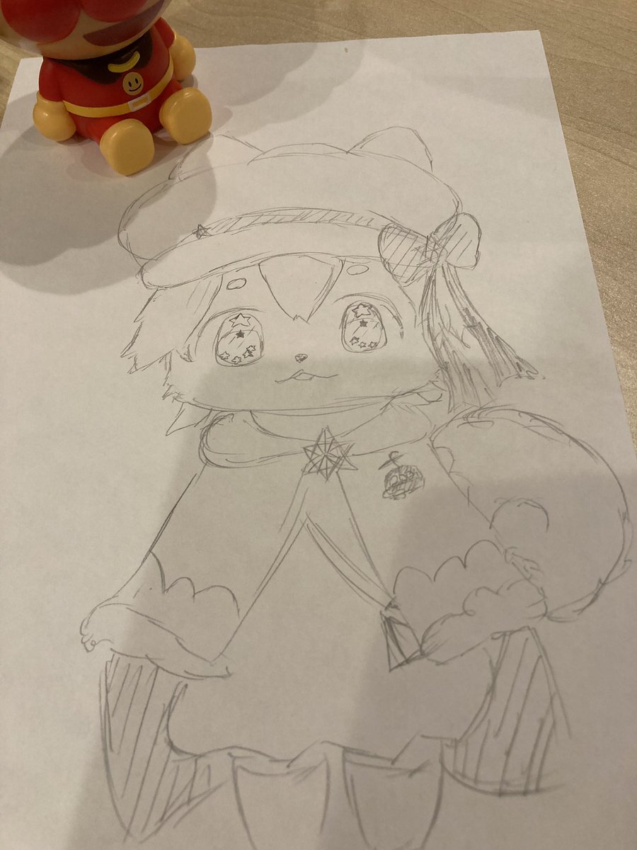 オリジナル 創作　手描きイラスト 【ハネツキ様】 オリジナル 創作 手描きイラスト 【ハネツキ様】 落書き〜！ #蘇芳隼人