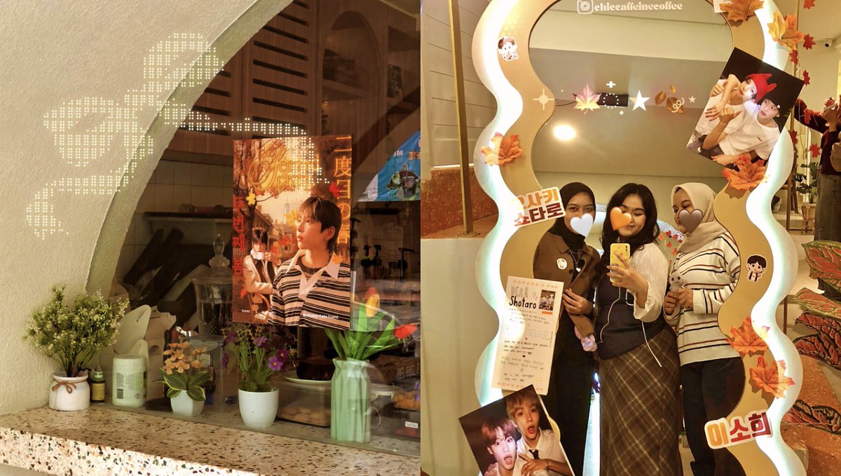 icrybambi's tweet image. berkunjung ke birthday party lotto ᶻ 𝗓 𐰁 .ᐟ  

🍂🧣🧦🍁🥧 — with @tarowonton @nseokitty 

thank you @2ndspring sudah merayakan ulang tahun kesayangan kita dengan sangat hangat! 🤎