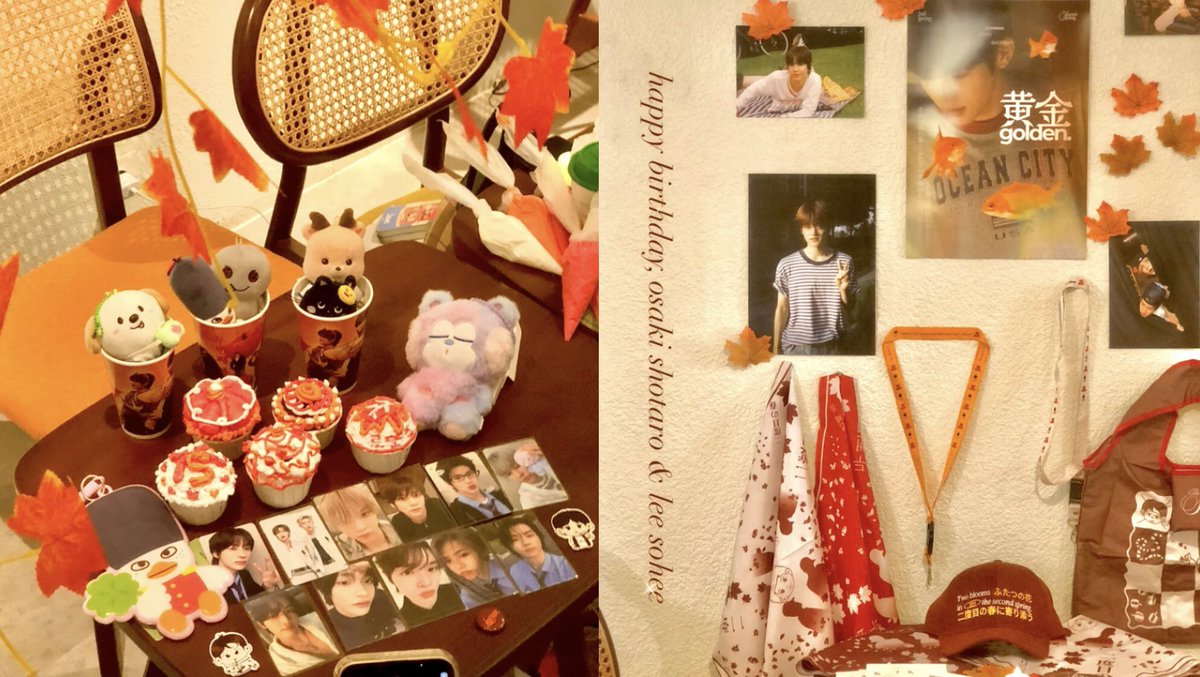 icrybambi's tweet image. berkunjung ke birthday party lotto ᶻ 𝗓 𐰁 .ᐟ  

🍂🧣🧦🍁🥧 — with @tarowonton @nseokitty 

thank you @2ndspring sudah merayakan ulang tahun kesayangan kita dengan sangat hangat! 🤎