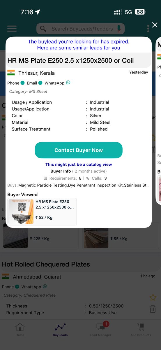 TheLethargist's tweet image. Biggest Scam to business owners. Most useless app that’s costs a minimum of 4-5 lakhs a year. @IndiaMART every notification you click on will show as expired. They expect you to sit without blinking on your IndiaMart webpage. #IndiaMart #ScamAlert
