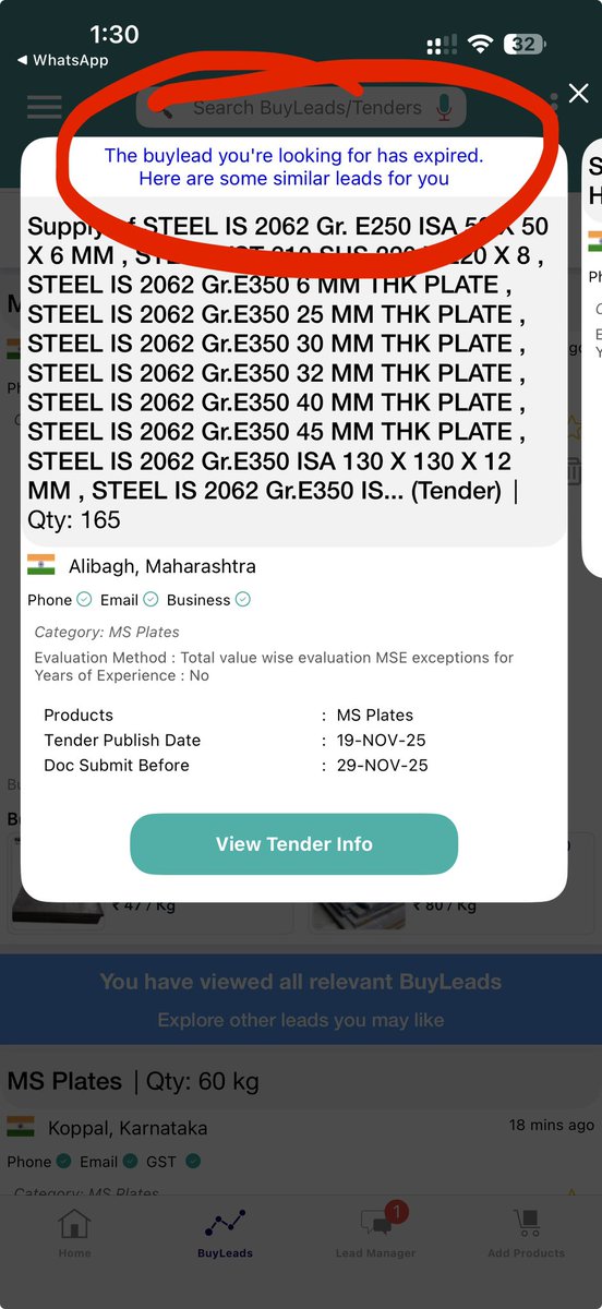 TheLethargist's tweet image. Biggest Scam to business owners. Most useless app that’s costs a minimum of 4-5 lakhs a year. @IndiaMART every notification you click on will show as expired. They expect you to sit without blinking on your IndiaMart webpage. #IndiaMart #ScamAlert