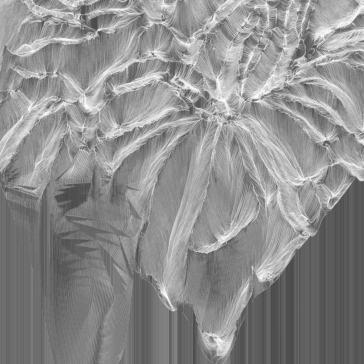 KairosTsg's tweet image. Drape#09,  1/1,  sold  @opensea

A dense set of dots represents a pencil-like texture.
Please zoom in.
opensea.io/assets/ethereu…

#Generative #NFT #art #Rhino7 #Grasshopper mtbrs.net/ps_kairostsg_D…