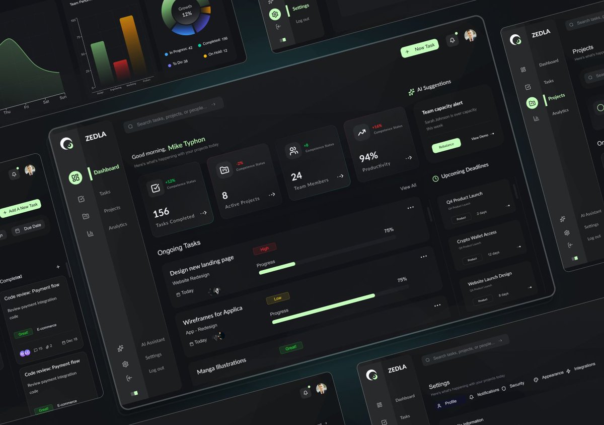 JustMansoor's tweet image. Project Management Desktop Application Design.⭐

Built for professionals, teams, and creators. Track progress, assign tasks, set priorities, and collaborate seamlessly. 

On Dribble : lnkd.in/dzcdvfCt

#uiux #appdesign #mobiledesign #designer #illustrations #artiste