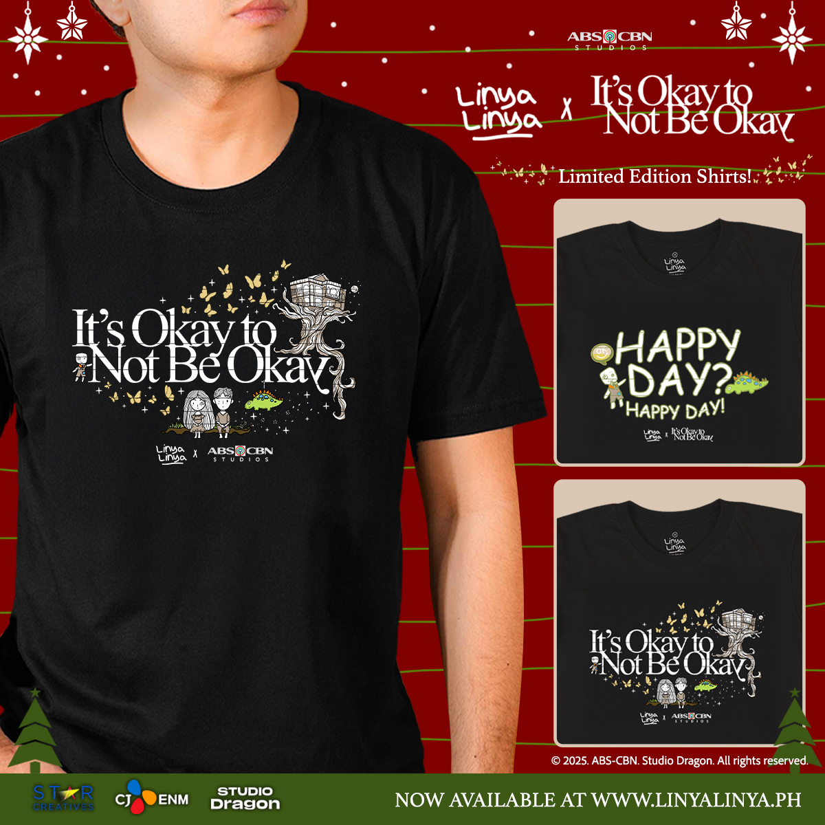 ABSCBNpr's tweet photo. Celebrate the season with comfort and care. ❤️
The It’s Okay to Not Be Okay Holiday Merch is here — made to remind you that gentleness, healing, and hope never go out of style.
Get yours now via https://t.co/nrs3V2DoFa!
#ABSCBNLicensing #licensing #ItsOkToNotBeOkayPH #IOTNBOPH https://t.co/EuW7ThV4Fw