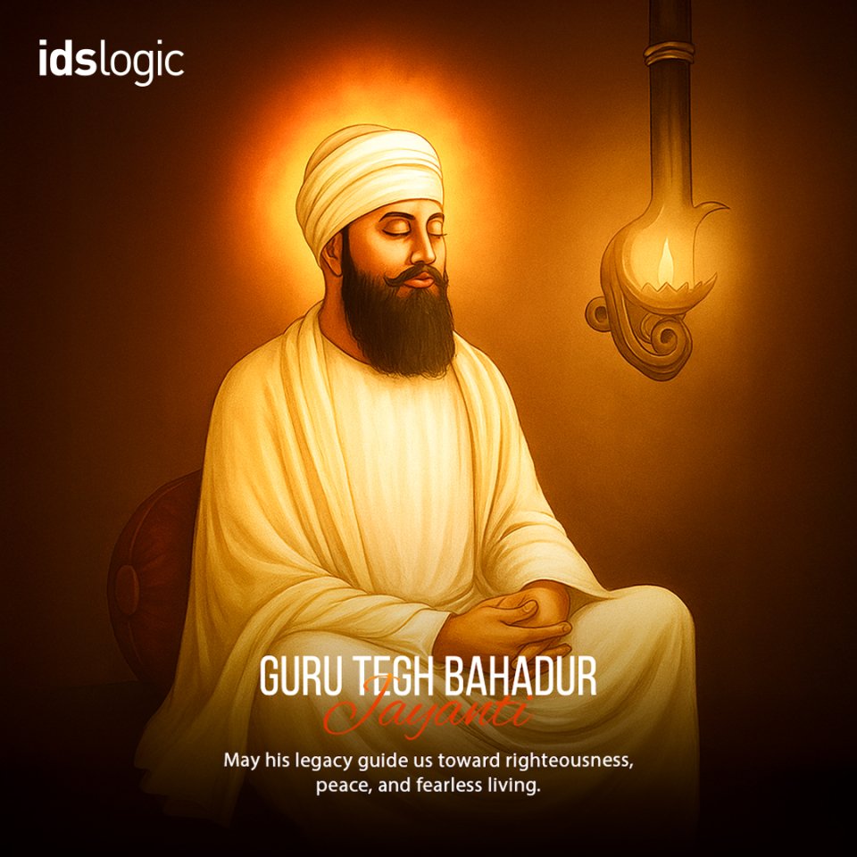 idslogic's tweet image. Honouring Guru Tegh Bahadur Ji — the embodiment of courage, sacrifice, and compassion.
May his teachings inspire us to stand for truth and humanity. 🙏✨
#GuruTeghBahadurJayanti #IDSLogic