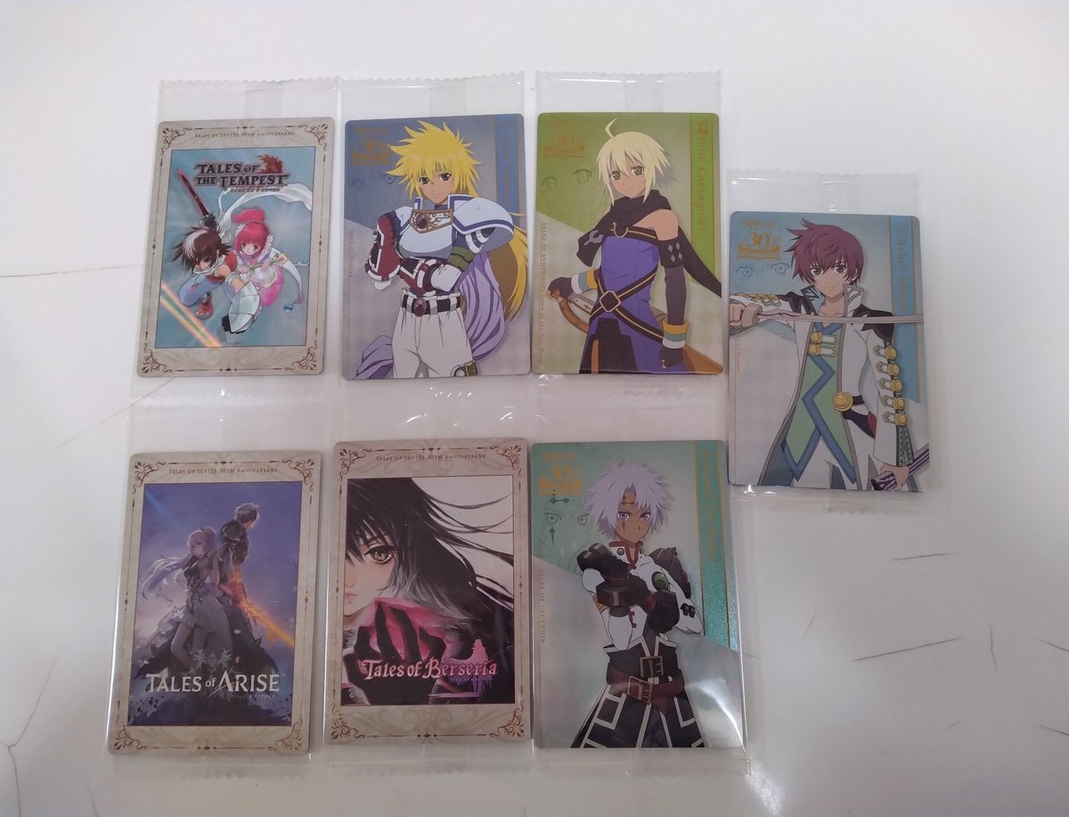 追加でテイルズウエハース7個買ったらこれ
ジアビスに嫌われててﾀﾋぬっ！！！！